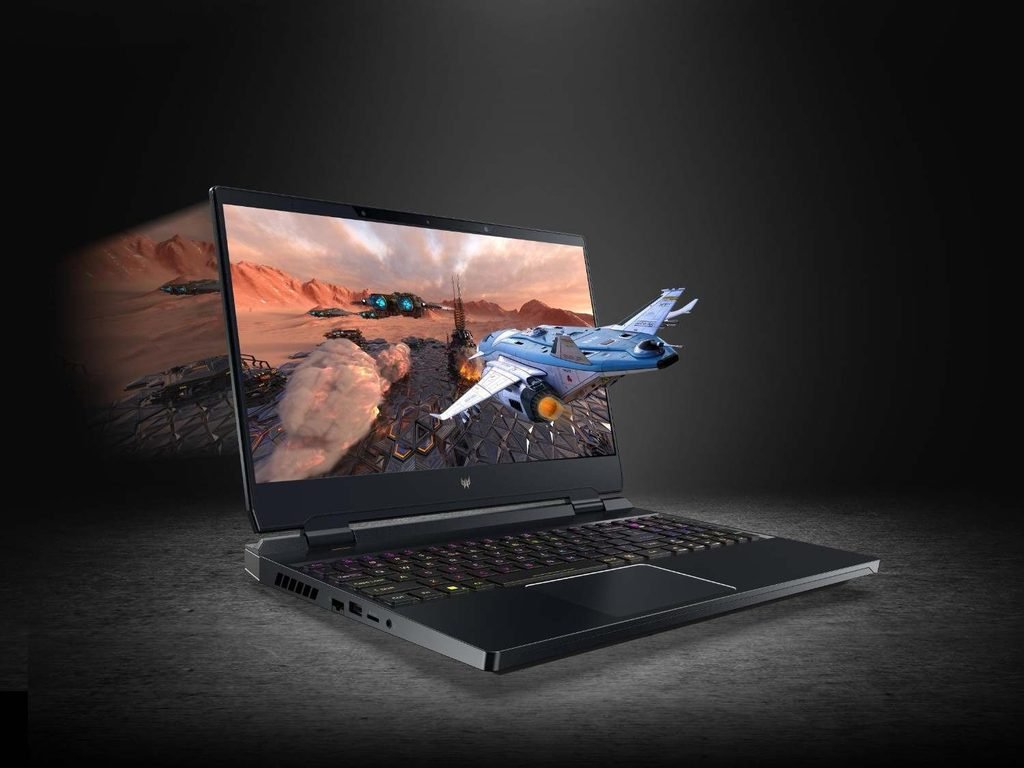 Acer Predator Helios 3D 15 SpatialLabs Edition gaming laptop.